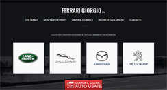 Desktop Screenshot of ferrarigiorgio.it